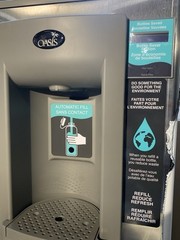 Oasis Stainless Steel Refrigerated Drinking Fountain and Touchless Bottle Filler