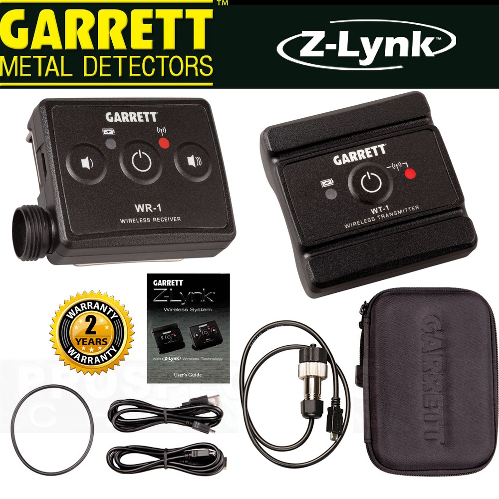 GARRETT METAL AT DETECTORS Z-LYNK 2 PIN JACK z link Wireless Headphone System
