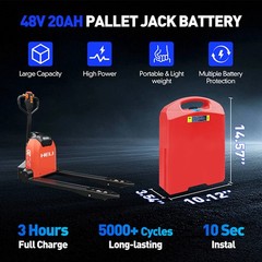 48V 20A Lithium Battery for HELI CBD18J/CBD20J-LI3 Electric Forklift Pallet Jack