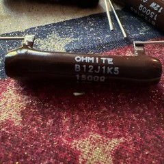 ** Quantity 1 ** B12J1K5 OHMITE 1500 OHM 12 WATT RESISTOR 1.5K OHM
