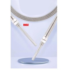 K Type Thermocouple Temperature Sensor Probe 0-400°C 2P Shielded Cable 30~200mm