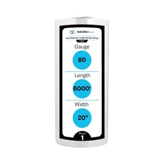 19.7″x6000′ 80 Gauge Cast Machine Stretch Wrap Clear Shrink Film 1 Roll