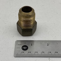 (10-Pack) Brass 3/4″ Male Flare to 3/4″ Female NPT FNPT Threaded Adapter Fitting