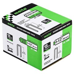 meite 18 Gauge 1/4″ Narrow Crown Staples 1/2″ to 1-1/2″ Length Heavy Duty Staple