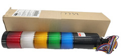 Dayton 26ZT25 56mm Tower Light Assy, Red, Yellow, Green, Blue, Clear, 24VAC/DC