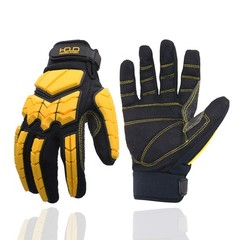 HANDLANDY Anti Vibration Work Gloves, SBR Fingers & Palm Padded Work Gloves, …