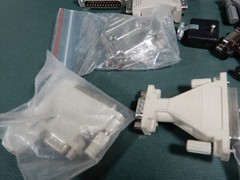 Huge Lot of 485 422 Communication Null Modem and Other Adaptors DB25 DB9 Lot!