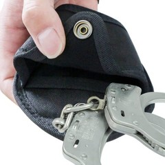 Molle Handcuff Case Holder Pouch Nylon Open Top Fits Chain/Hinged Police Cuff US