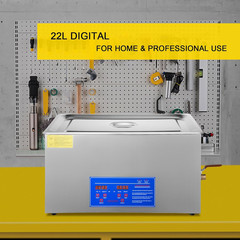22L Industrial Sonic Cleaner with Digital Timer&Heater 40Khz Professional Sonic