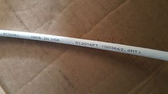 Commscope Uniprise 2227V RG6 Quad Shield 3GHz Plenum Coaxial Cable White /50ft