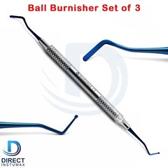 Dental Filling Instruments Composite Blue Ball Tips Restoration Flat Plastic Lab