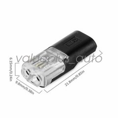 50 PCS Double-Wire Plug-in Connector with Locking Buckle, Pluggable Connectors