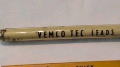 Vintage Lot Scripto & Vemco Tec Leads & Containers Thick & Thinline