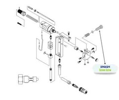 D-GUN GUN BLOCK SCREEN SCREW KIT – (296624)