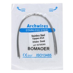 HOT 10pcs/bag Dental Orth Stainless Steel Round Arch Wire 014 Upper 5-200packs