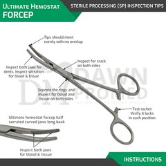 10 Kelly Hemostat Forceps 5.5″ Set Curved Locking Clamp Surgical Dental Fishing