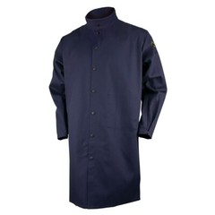 REVCO Black Stallion FN9-42C 9 oz. 42″ Navy Flame Resistant Cotton Shop Coat