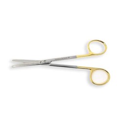 Cynamed TC Metzenbaum Dissecting Scissors Tungsten Carbide Inserts and Gold Ring