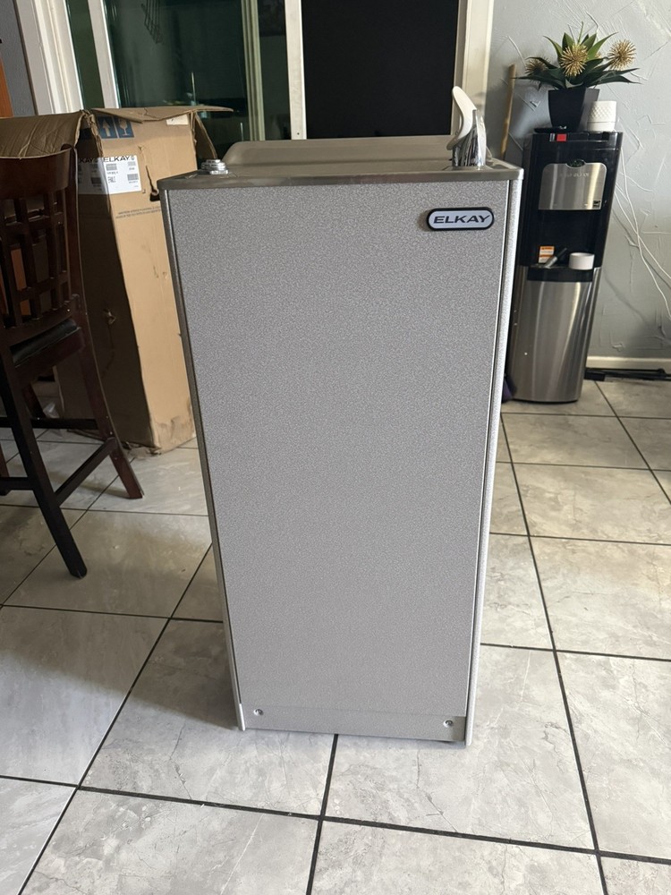 Elkay EFHA8L1Z 7.6 GPH Floor Mount with hot water tap open box never used