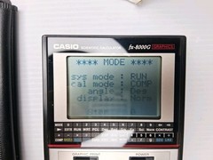 1980’s fx-8000G Scientific Graphics Calculator Tested Working With Manual