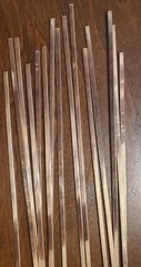 1lb 28 Rods Gasflux 5% Silver Phos Copper Brazing Rod AWS A5.8 BCUP-3 .05×1/8″