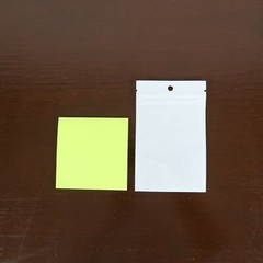 New Flat Clear/White QuickQlick™ Bags Pouches with Hang Hole Different Sizes