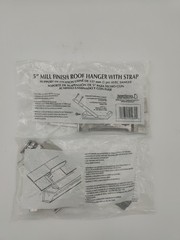 2 Packs of Amerimax 5″ Mill Finish Roof Gutter Hanger & Strap 8 Total Brackets