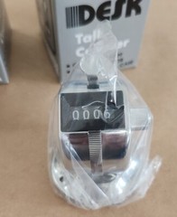*BRAND NEW* [2] Desk TC-08 Tally Counter w/ Metal Base Counts To 9999 + Warranty