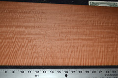 Makore Raw Wood Veneer Sheet 11.5 x 43 inches 1/42nd thick 35137-01