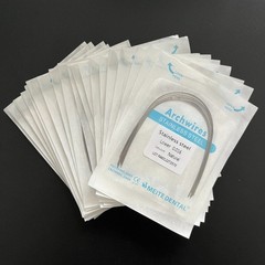 Dental Orthodontic Stainless Steel Round/Rectangular Arcos Arch Wires Natural