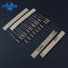 560PCS 1/4W 0.25W Resistor Kit 56 Values 1Ω-10MΩ Ohm 5% Tolerance Carbon Film