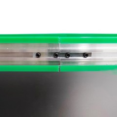 118×15.7in PVC Belt Conveyor Adjustable Speed 120W for Packaging Production Line
