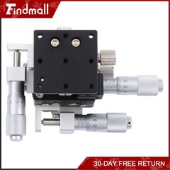 Findmall 40mmx40mm XYZ Linear Stage Manual Precision Positioning Sliding Table
