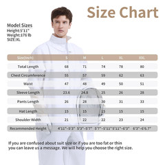 Sting Proof Bee Suit Full Body with Ventilated Hood & Gloves XL | Polycotton Uni