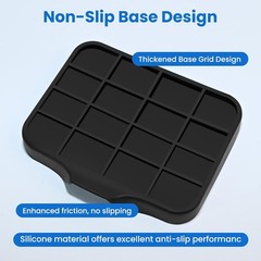 3 Pack Silicone Soap Dish with Drain – Bar Soap Holder for Shower, Bathroom and