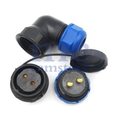 SD28 2-26Pin Elbow Panel Mount Bulkhead Plug + Socket,Automotive Cable Connector