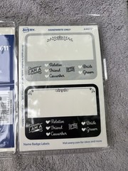 Lot of 2 Avery 44611 Wedding Name Badges 36 Badges/18 Sheets ea. New