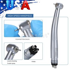 Dental High Speed Handpiece E-generator LED Ceramic 3 Spray 4 holes ASkeadnt