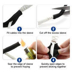 Wire Loom for High-Temperature Automotive Harness Wrap and Home Cable Management