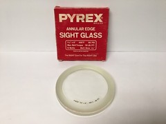 NOS PYREX 3/4″ X 6″ SIGHT GLASS 400 Degrees Fahrenheit 60 PSI