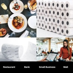 3-1/8″ x 230′ Thermal Paper Rolls Cash Register POS Receipt Paper 10-40 Rolls