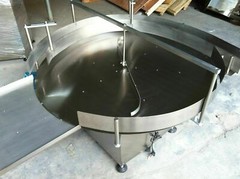 Round Bottle Unscramble Machine Turn Rotary Accumulation Table for Sorting