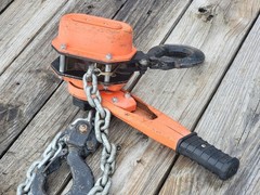 CM Series 653 3 Ton Lever Chain Hoist – Columbus McKinnon 3t Come Along – 653-A