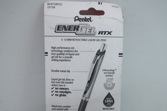 Pentel EnerGel RTX 3 PACK Liquid Gel Pens 0.5mm Fine – Needle Tip – Blue Ink
