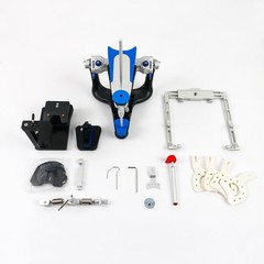 Dental Fully Adjustable Articulator Complete Kit with Facebow & Transfer Stand