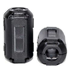 10 Pack Ferrite Beads Clip-on Ring Core RFI EMI Noise Filter Clamp Choke Coil US