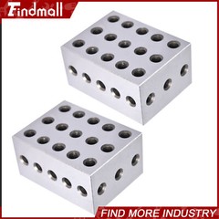 Ultra Precision 1 Matched Pair 2-3-4 Blocks 23 Holes .0002″ Precision New