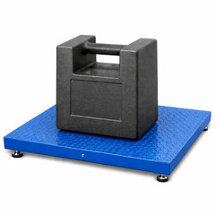Refurbished Industrial Platform 24” x 24” Floor scale for weighing 3000 lbs