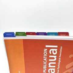 APA Publication Manual 7th Edition Spiral Bound Official Guide with Tabs 2020