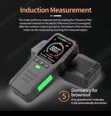 New RDINSCOS Digital Wood Moisture Meter Pinless Type